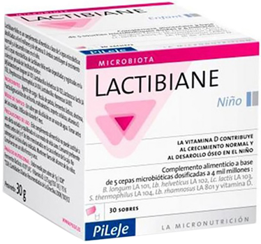 Suplement diety PiLeJe Lactibian probiotyk dla niemowląt 30 saszetek (3401545503877)