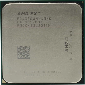 Процесор AMD FX 4320 (FD4320WMW4MHK) FX 4320 (FD4320WMW4MHK)) (sAM3+, 4T, 4.0 ГГц)