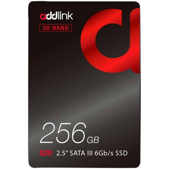 Накопичувач SSD AddLink Sata 2,5" 256Gb S20 (ad256GBS20S3S) 240 250 (FFMSAA00090)