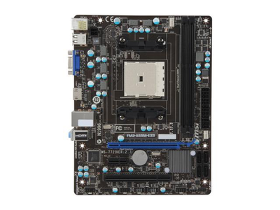 Материнська плата MSI A55M-E33 (A55M-E33) (sFM2, AMD A55, Micro-ATX) Б/в