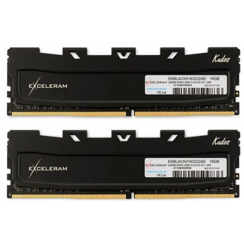 Модуль памяти Exceleram DDR4 16Gb (2x8) Black Kudos 3200 MHz (EKBLACK4163222AD) Б/у