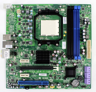 Материнська плата ECS MS-7646 (MS-7646) (sAM3, AMD RX780, Micro-ATX) Б/в