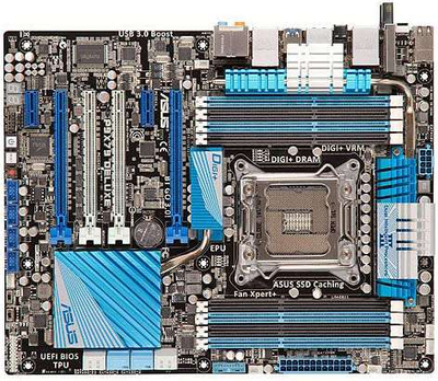 Материнська плата ASUS P9X79 DELUXE (P9X79 DELUXE) (s2011, Intel X79, ATX) Б/в