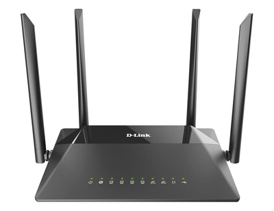Бездротовий маршрутизатор D-Link DIR-825/R4 (AC1200, 1*Wan, 4*LAN Gigabit, USB, MU-MIMO, 4 антени)