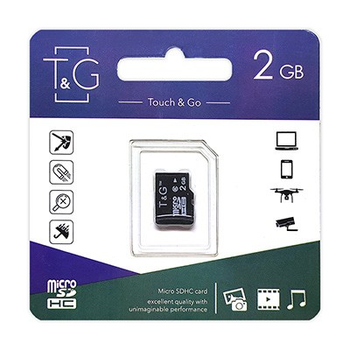 Карта пам'яті T&G MicroSDHC 2GB Class 4 (TG-2GBSD-00)