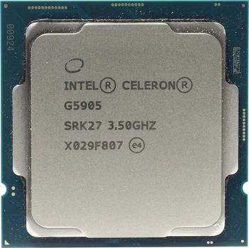 Процесор Intel Celeron G5905 (BX80701G5905) (Socket 1200, 2T, 3.5 ГГц, Box) Б/в