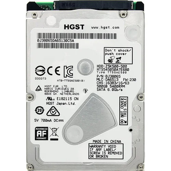 Жорсткий диск HGST 2.5 Hitachi Travelstar Z5K500 500Gb (HTS545050A7E680) Б/в