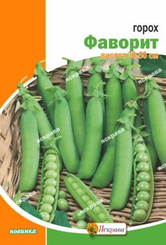 Семена Яскрава Горох сахарный Фаворит 30 г (27724)