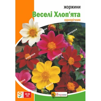 Семена Яскрава Георгины Веселые Ребята 2 г (42723)