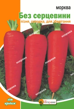 Семена Яскрава Морковь Без сердцевины 15 г (39715)