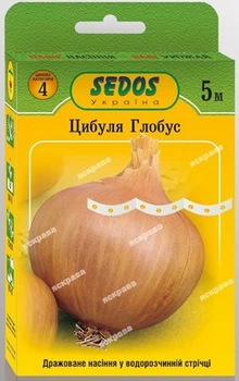 Семена Яскрава Лук Глобус на ленте 5 м (29433)