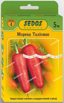 Насіння Яскрава Морква Талісман на стрічці 5 м (32030)