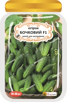 Насіння Яскрава Огірок Бочковий F1 25 шт (37424)