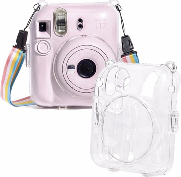 Чехол для фотокамеры FujiFilm INSTAX mini 12 прозрачный противоударный защитный (2600071)