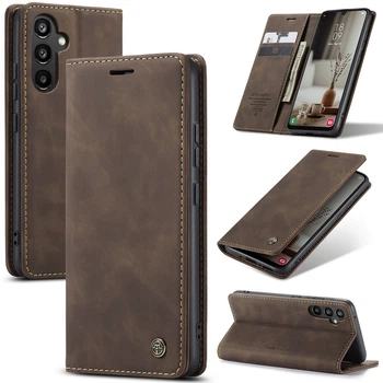 Чохол книжка з магнітом Samsung Galaxy A34 A346 CaseMe Dark Brown (32840-05)