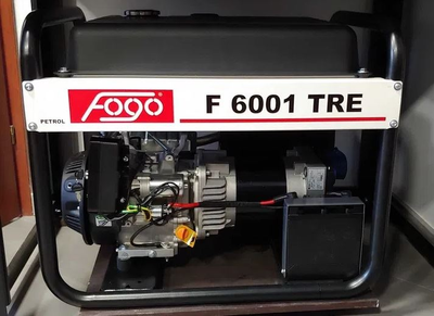 Генератор FOGO F6001TRE бензиновий ел.старт 1ф. 5.6-6,2кВт