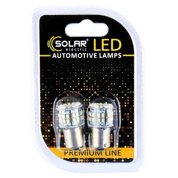 Автолампы светодиодные Solar LED 12V S25 50SMD white 2шт SL1385