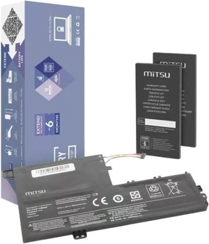 Акумулятор Mitsu для ноутбуків Lenovo Flex 4 1470 11.25 V 3600 mAh (5BM340) (5903050376949)