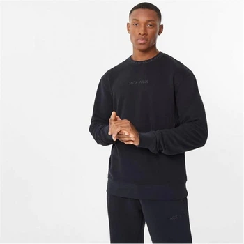 Толстовка Jack Wills Jacquard Crew Black, M (46) (11804478)