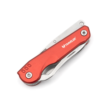 Швейцарский Многофункциональный Нож Traveler Ms026G Красный