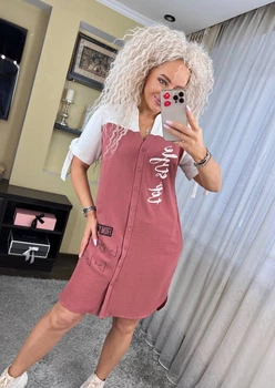 Fashions • Жіноча літня сукня "From yesterday" Fashions 58 пудра (9215-ді)