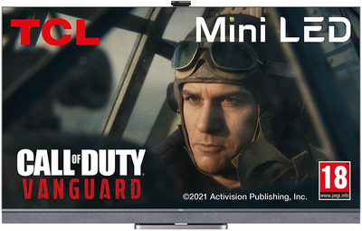 Телевизор 65" TCL 65C825 4K Ultra HD QLED Android 11 Smart TV 120 Гц Dolby Digital Plus Over Stоск