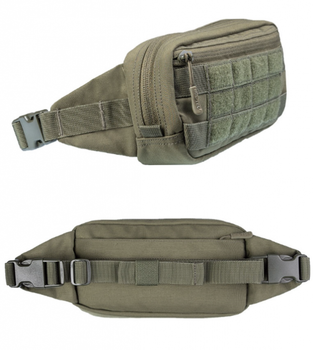 Тактична Сумка на Пояс Mil-Tec Fanny Pack Molle 235 x 60 x 120 мм Olive (13512501)