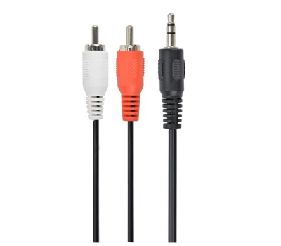 Кабель Cablexpert CCA-458-2.5M 3.5mm папа/2*RCA 2.5m