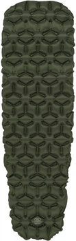 Коврик надувной Highlander Nap-Pak Inflatable Sleeping Mat 5 см AIR071 Оливковый (929796)