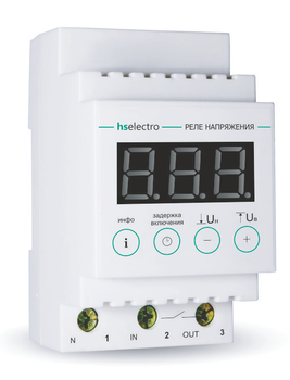 Реле контролю напруги HS Electro УКН-32 з термозахистом