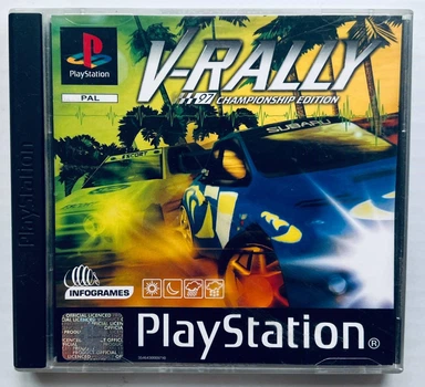 V-Rally Championship Edition Platinum, Б/В, англійська версія - диск для PlayStation 1
