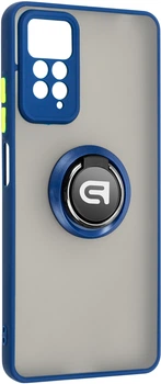 Чехол для смартфона ArmorStandart Frosted Matte Ring для Xiaomi Redmi Note 12 Pro 4G Navy Blue (ARM68384)