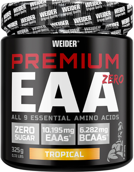 Aminokwasy Weider Premium EAA Zero 325 g Tropikalne (4044782315712)