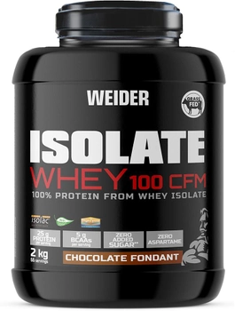 Białko Weider Whey Isolate 100 CFM Chocolate Fondant 2 kg (8414192312742)