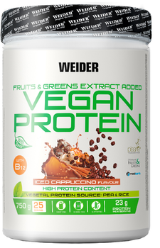 Białko Weider Vegan Protein 750 g Capuccino (8414192346877)