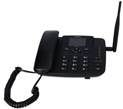 Телефон стаціонарний Maxcom MM41D Comfort 4G (MAXCOMMM41D4G) Black