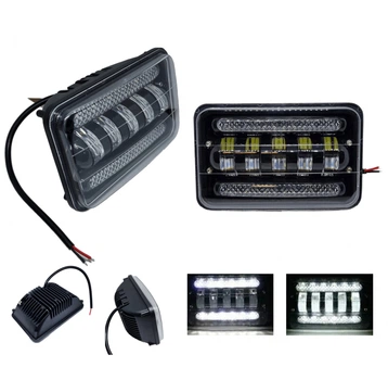 Светодиодная противотуманная фара С СТГ ПТФ LED Габарит 75W 5LED CREE 165*105*75мм Белый свет Толстый радиатор (05323)
