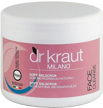 Мягкий гель-скраб с натуральными микрогранулами для лица - Dr.Kraut Soft Gelscrub 500ml (1170173-108818)