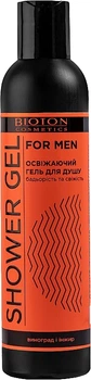 Освіжаючий гель для душу "Виноград та інжир" - Bioton Cosmetics Shower Gel For Men 250ml (1182225-119072)