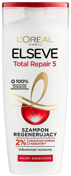 Шампунь L'Oreal Paris Elseve Total Repair-5 для ослабленого або пошкодженого волосся 400 мл (3600521705773)