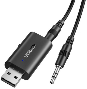 Приемник/транслятор Ugreen CM523 USB 2.0 to 3.5mm Bluetooth Adapter with Audio Cable (60300_WV)