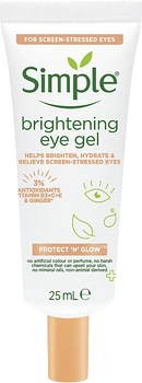 Освітлюючий гель для області навколо очей - Simple Protect N Glow Brightening Eye Gel 25ml (1141864-106172)