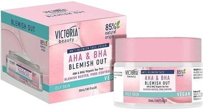Крем для лица с кислотами - Victoria Beauty AHA & BHA Blemish Out 50ml (1201579-121083)