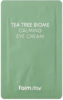 Успокаивающий крем для кожи вокруг глаз с зеленым чаем - FarmStay Tea Tree Biome Calming Eye Cream (пробник) 1ml (1181327-118853)