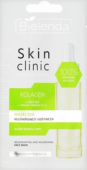 Регенерирующая и питательная маска для лица - Bielenda Skin Clinic Professional Collagen Mask 8g (1145197-106842)