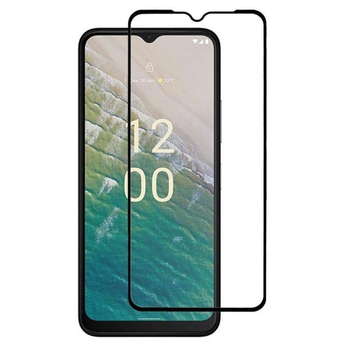 Защитное стекло LUX для Nokia C32 черный Full Сover Full Glue 0,3 мм