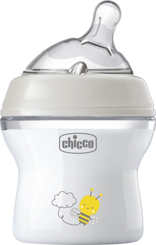 Пляшка для годування Chicco Natural Feeling пластикова з силіконовою соскою 0 + нормальний потік 150 мл (81311.30)