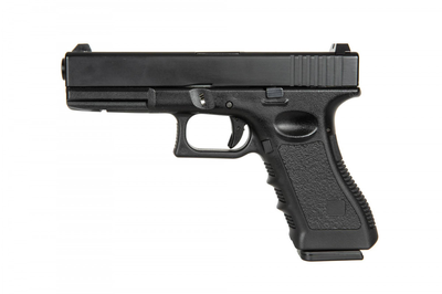 Страйкбольний пістолет D-Boys Glock 17 Gen.3 721 Green Gas Black