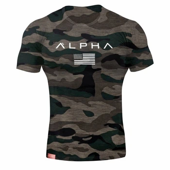 Футболка ALPHA чоловіча камуфляж 2XL