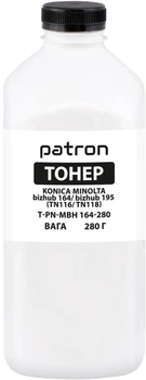 Тонер Patron Konica Minolta bizhub 164/195 280 г Black (T-PN-MBH164-280)